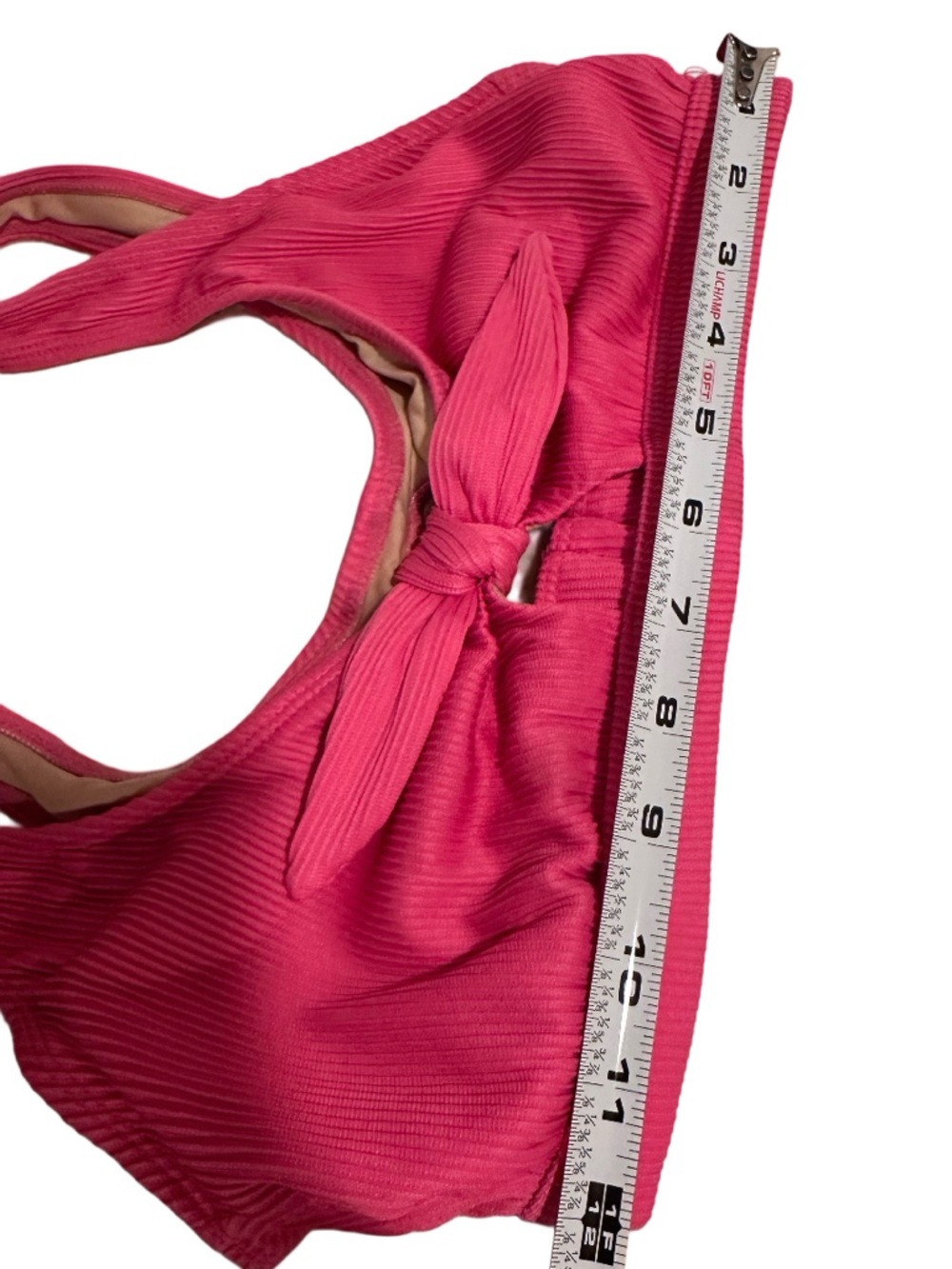 Old Navy Ribbed High-Waist Bikini Set in Deep Pink - Picture 16 of 16